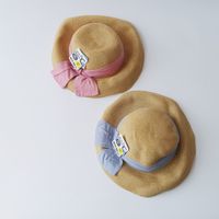 بسيطة القوس الأطفال الصياد القبعات main image 4