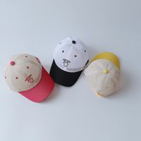 Cartoon Bear Letter Breathable Children's Baseball Cap main image 3