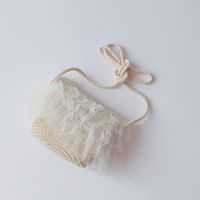 Simple Lace Straw Children's Bags sku image 3
