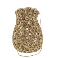 Fashion Gourd Shape Diamond Clutch Bag sku image 1