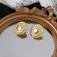 Mode Glänzende Geometrische Kreis Perle Legierung Ohrringe Großhandel main image 3