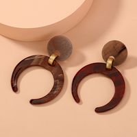 Boucles D&#39;oreilles En Acrylique De Mode Exagéré Géométrique Nouveau Style main image 5