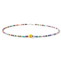 Simple Handmade Beaded Smiley Face Glasses Chain Wholesale main image 2