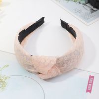 Nueva Diadema De Rayas Con Costuras Anudadas Y Anudadas De Moda Coreana sku image 2