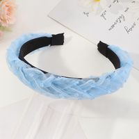 Simple Korean Wide-sided Non-slip Lace Whip Headband sku image 4