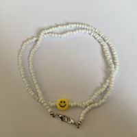 Simple Handmade Beaded Smiley Face Glasses Chain Wholesale sku image 1