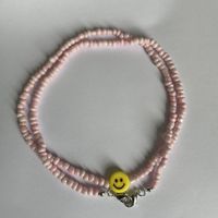Simple Handmade Beaded Smiley Face Glasses Chain Wholesale sku image 12