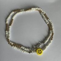 Simple Handmade Beaded Smiley Face Glasses Chain Wholesale sku image 8
