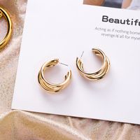 French Style Fashion New Simple Exaggerated Earrings sku image 1