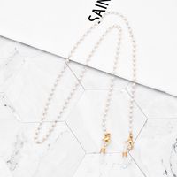 Fashion Geometric Beads Pearl Glasses Chain sku image 5