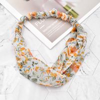 Fashion Chiffon Small Flower Elastic Headband sku image 2