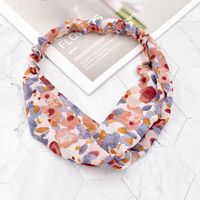 Fashion Chiffon Small Flower Elastic Headband sku image 1