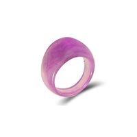Simple Color Transparent Acrylic Ring Wholesale sku image 5