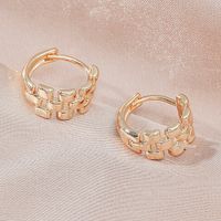 Fashion Bow Copper Inlaid Zircon Earrings Wholesale sku image 4