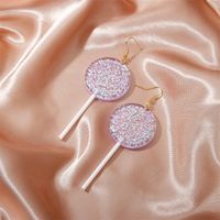 Wholesale Fashion Transparent Heart Lollipop Earrings main image 4