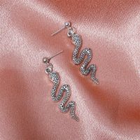 Fashion Snake-shaped Long Earrings Wholesale main image 3