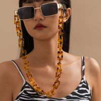 Retro Leopard Print Acrylic Glasses Chain Wholesale main image 6