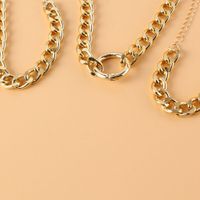 Fashion Geometric Ring Snap Chain Alloy Bracelet Wholesale main image 5