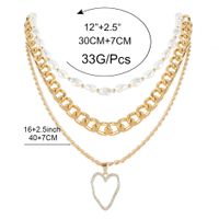 Fashion Geometric Heart-shape Multi-layer Alloy Necklace Wholesale main image 6