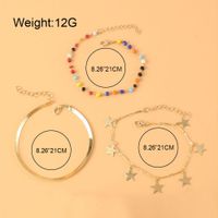 Fashion Lightning Star Alloy Anklet Wholesale main image 6