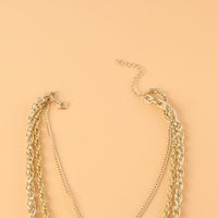 Fashion Round Coin Multilayer Alloy Necklace Wholesale main image 3