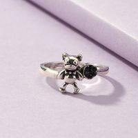 Wholesale Fashion Alloy Bear Shape Ring main image 4