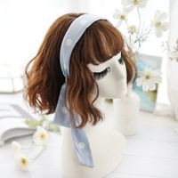 New Fashion Floral Satin Ribbon Silk Scarf Tie Headband main image 6