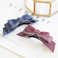 Fashion Snowflake Ribbon Bow Hairpin Wholesale main image 1