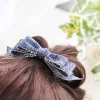 Fashion Snowflake Ribbon Bow Hairpin Wholesale main image 6