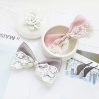 Fashion Simple Style Lace Bow Hairpin main image 4