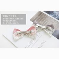 Fashion Simple Style Lace Bow Hairpin main image 6