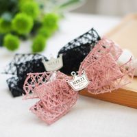 Korean Hollow Solid Color Bow Crown Hairpin main image 1
