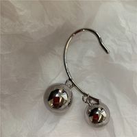 Fashion Metal Ball Single Earrings Wholesale sku image 2