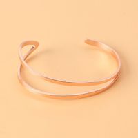 Bracelet En Alliage Coréen En Forme De Coeur En Strass Géométrique En Gros sku image 1