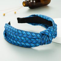 Ethnic Style Colored Pattern Fabric Wide-brimmed Headband sku image 2