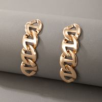 Fashion New Style Simple Metal Chain Earrings main image 2