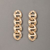Fashion New Style Simple Metal Chain Earrings main image 4