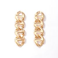 Fashion New Style Simple Metal Chain Earrings main image 6