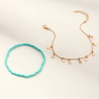 Fashion Multi-layered Five-pointed Star Alloy Anklet Wholesale main image 5
