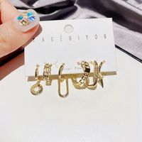 Ins Style Yakemiyou Geometric Copper Plating Artificial Gemstones Earrings main image 5