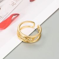 Fashion Multilayer Fishtail Flower Dripping Ring Wholesale main image 5