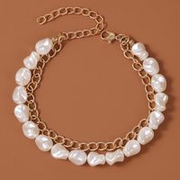 Fashion Multi-layer Pearl Alloy Anklet Wholesale main image 4