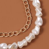 Mode Mehrschichtige Perlenlegierung Fußkettchen Großhandel main image 5