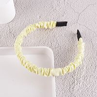 Fashion Candy Color Solid Color Sponge Wide-sided Headband Wholesale sku image 7