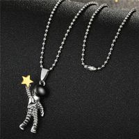 Fashion Star Astronaut Astronaut Alloy Necklace Wholesale main image 5