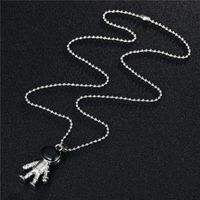 Mode Ours Spaceman Alliage Collier En Gros main image 3