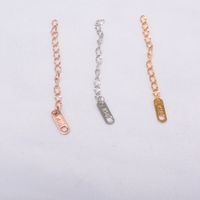 304 Stainless Steel Titanium Steel 18K Gold Plated Inlaid Gold Letter Necklace main image 3