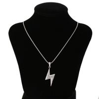 Fashion Lightning Copper Inlaid Zircon Necklace Wholesale main image 6