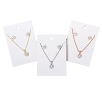 Retro Fashion Style Pendant Love Necklace Earrings Set main image 6