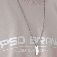 Fashion Glossy Titanium Steel Necklace Wholesale main image 5